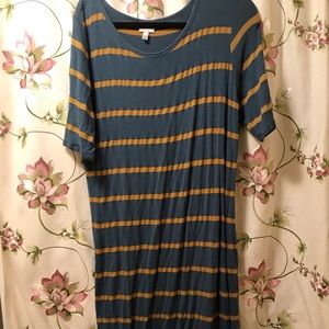 Lularoe half sleeve dress